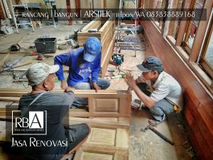 Rancang Bangun Arsitek jasa renovasi tukang kayu furniture